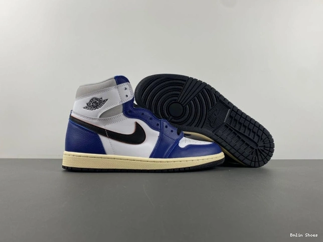 Bmlin High Jordan Air Royal Deep Blue Air Rare OG 1 DZ5485-100 0718